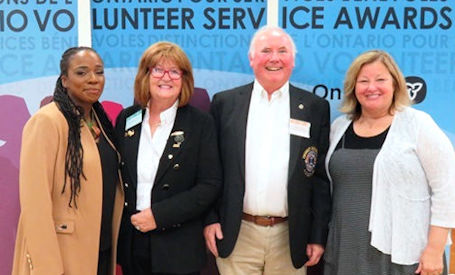 Kincardine Lions receive volunteer service awards