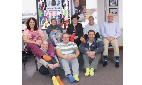 Show off your mis-matched socks for World Down Syndrome Day March 21