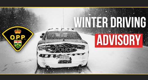 OPP offer tips for safe winter driving: hope for the best and prepare for the worst