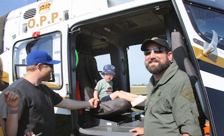 Sun shines on 50th anniversary celebration at Kincardine Airport