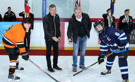 ​Kincardine Scottish Pipe Band, Legion Colour Party officially open Silver Stick tournament