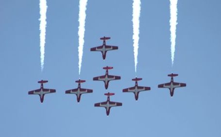 Bruce County 150 celebration ends with time capsule; Snowbirds were major highlight