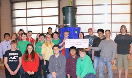 Bruce Power donates $15,000 to help Kinetic Knights get to FIRST world championships