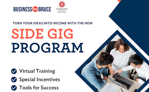 ​Bruce County launches innovative Side Gig program to support entrepreneurs