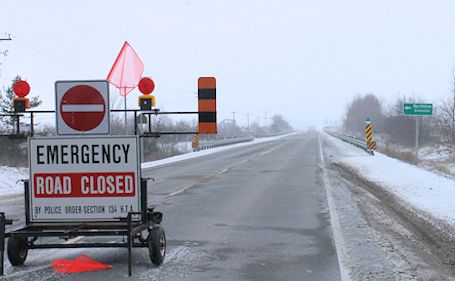 Winter returns to wreak havoc on Kincardine area Friday