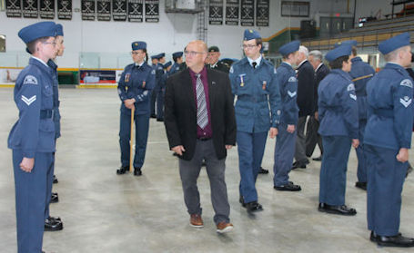 Kincardine mayor returns as reviewing officer at Air Cadets annual review