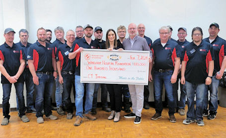 Lucknow Kinsmen donate $100,000 to Wingham Hospital CT scanner campaign
