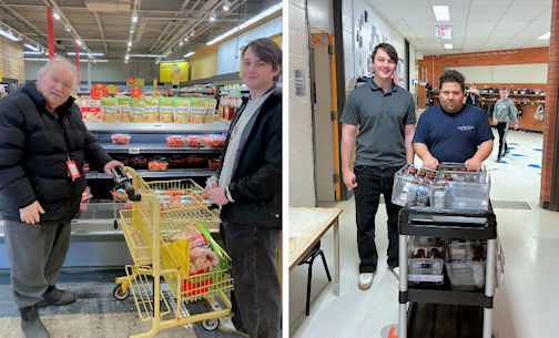 Cole Grubb learns important work done by Community Living of Kincardine and District
