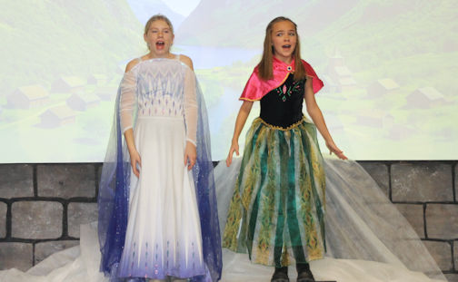 Talented singing and dancing in Huron Heights production of “Frozen” Kids