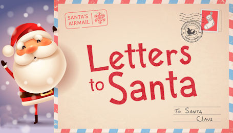 Letters to Santa from Kindergarten students at KTTPS