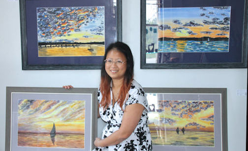Kincardine artist showcases love of boating in her work at Victoria Park Gallery