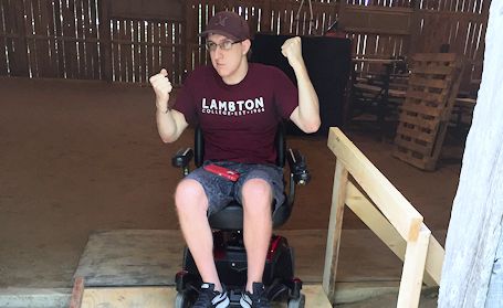 Accessibility Man: Making sure everyone can attend "Kincardine Calls"