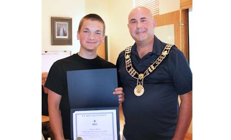Kincardine teen recognized by Bruce County council for gold at Skills Canada