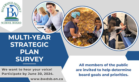 ​Bluewater District School Board launches Multi-Year Strategic Plan survey
