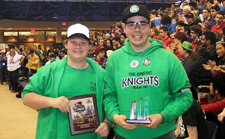 Kinetic Knights are semi-finalists at Georgian Bay District robotics competition
