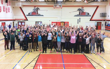 Grade 9 orientation held at Sacred Heart High School in Walkerton
