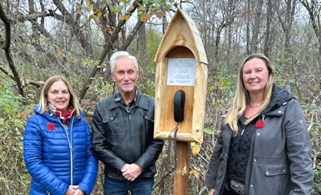 â€‹Wind Phone in Geddes Park, Kincardine, to help people grieve lost loved ones