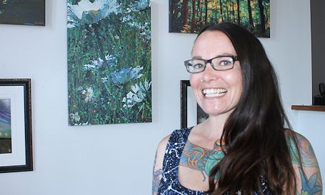 Kincardine artist Sarah Chisholm is guest artist at Victoria Park Gallery for July