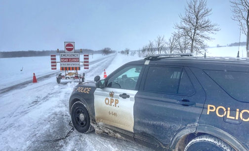 ​Highways 9 and 21 in Kincardine area closed due to blowing and drifting snow
