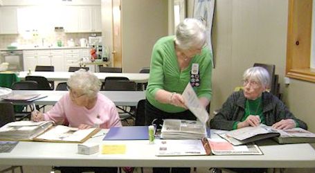 Reid's Corners ladies hold annual "work bee"