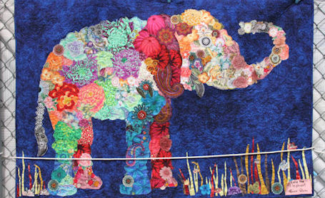 Quilters showcase magnificent artwork at Quilts on the Fence