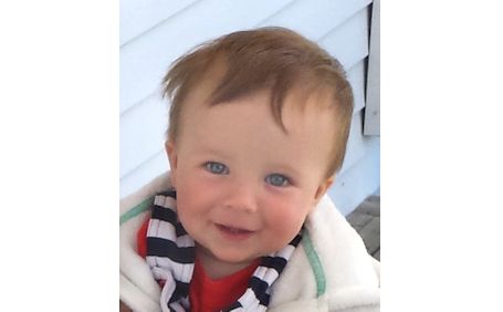Little Jake Hillerby of Kincardine dies suddenly, one day short of his first birthday