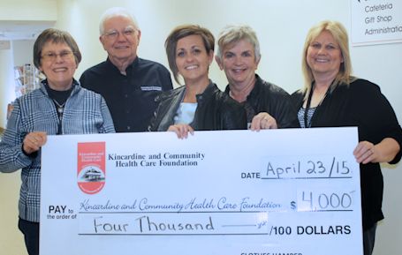 Kincardine hospital foundation receives donations from Clothes Hamper, and Conservationists