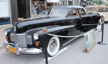 "The Duchess" on display at first Cruise Night of the summer in downtown Kincardine