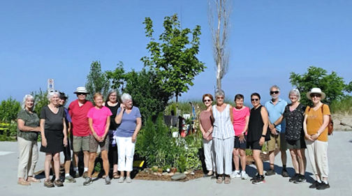 Gardeners pleased to restore beauty to new Kincardine boardwalk