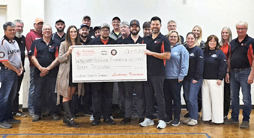 Lucknow Kinsmen donate $60,000 toward new bone-density scanner at Wingham Hospital