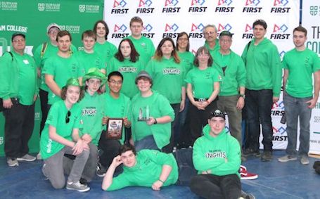 Kinetic Knights win Gracious Professionalism award at district event in Oshawa