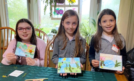​Ripley “For Our Youth” Club learns about evergreens, makes nature art