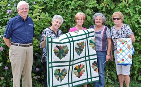 Quilters of Aintree donate $1,500 to Kincardine hospital foundation