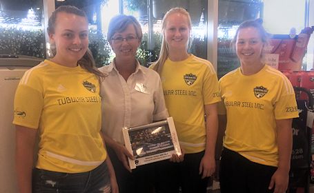 Sobeys sponsors local girls on Waterloo United soccer team