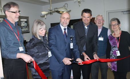 Health centre, Bruce Power unveil upgrades to decontamination unit at Kincardine hospital