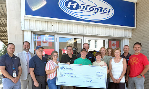 HuronTel donates $100,000 toward enhancements at new KDSS