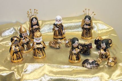 Christmas Nativity open house at Century 21 office