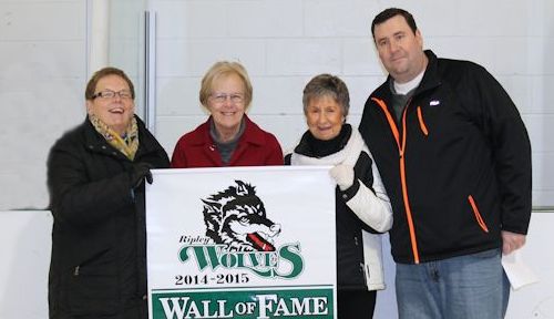 Ripley Wolves induct three volunteers into Wall of Fame
