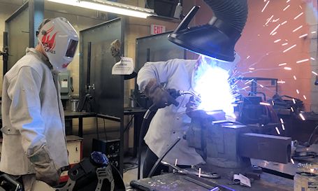 Bluewater District high school students hone skills in new welding jackets